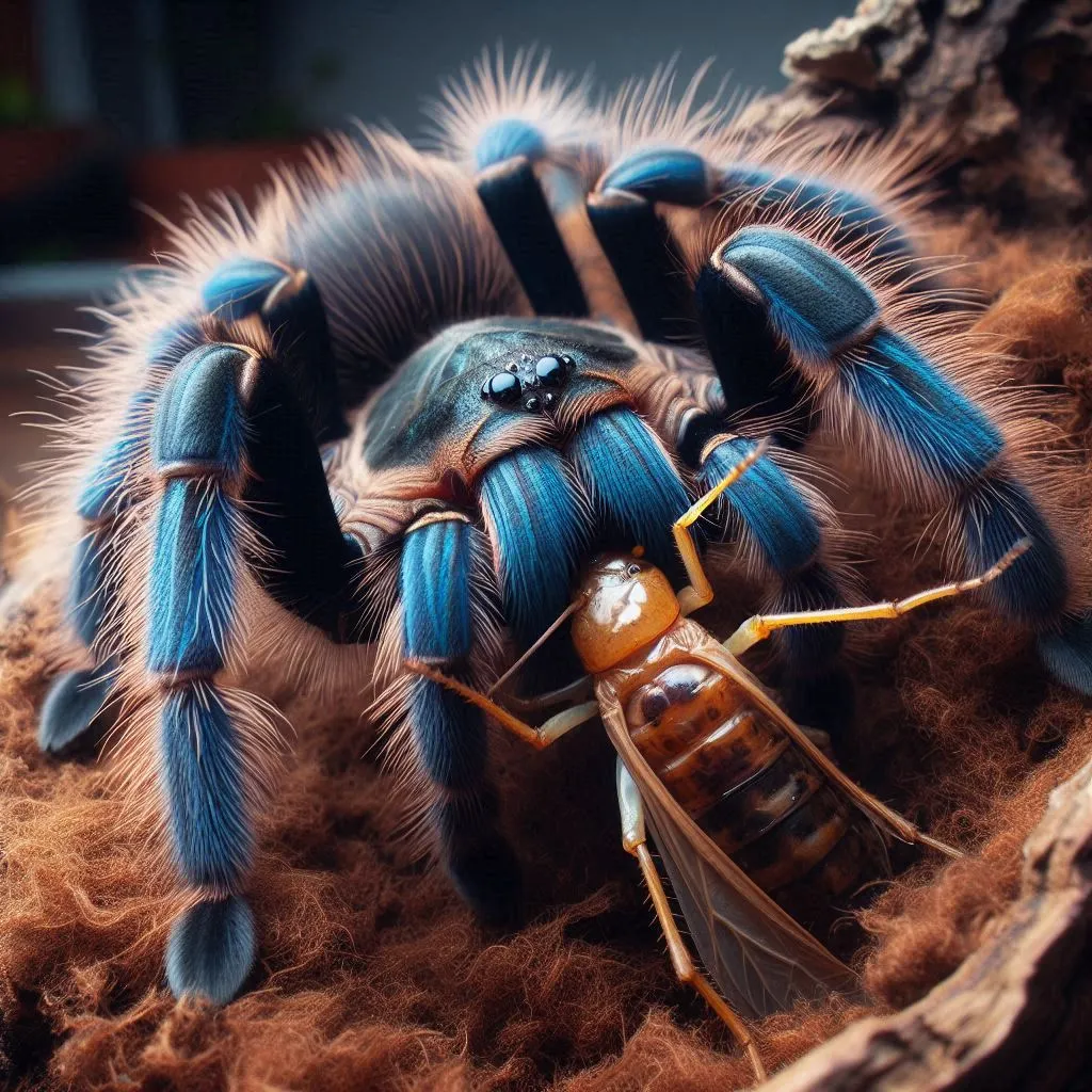 15311 cobalt blue tarantula habitat
