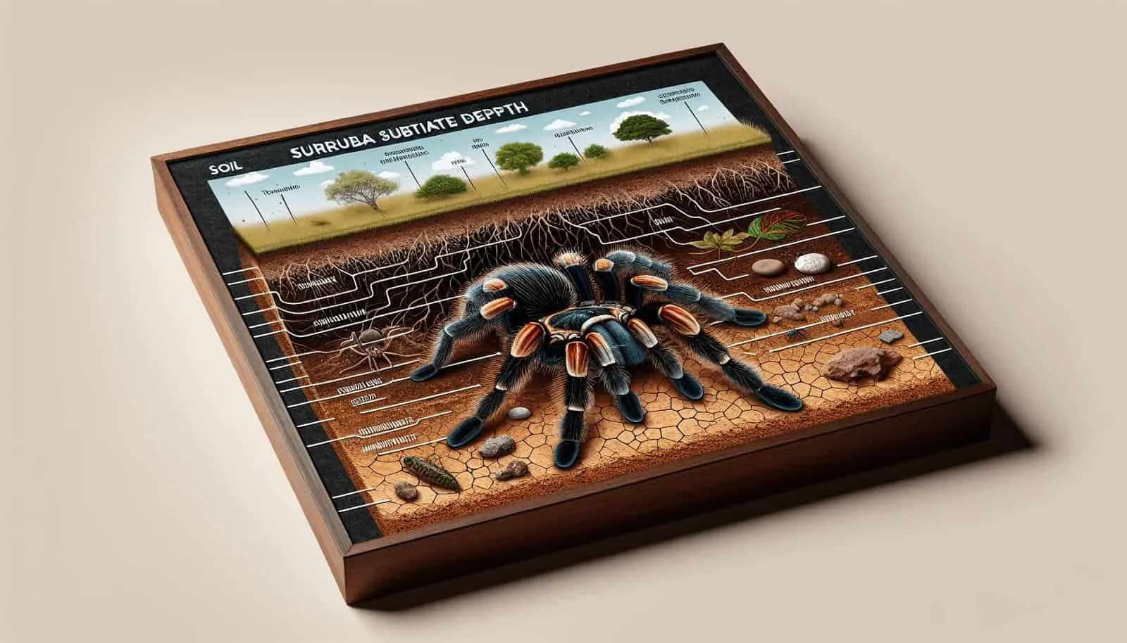 15332 tarantula natural substrate